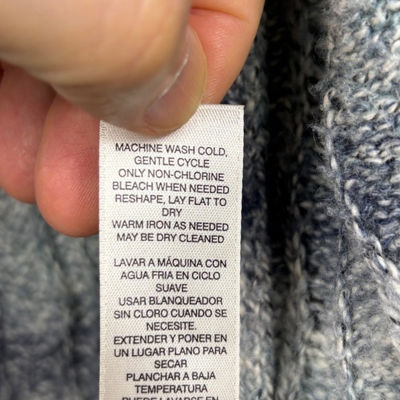 Chico's Sweater Vest Sz 3 (XL) Longline Office Boho Fall Chunky Cotton Lagenlook - Picture 6 of 9